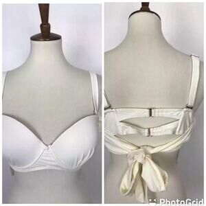 Meet Curve Bikini Top Wrap Pleated Padded